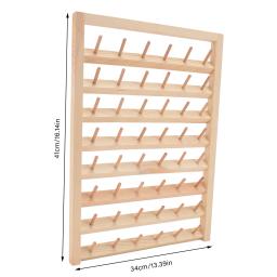 Organizador de rosca de parede para costura doméstica, 48 carretéis, carretel de bordado, suporte para rosca, DIY, eco friendly, suporte para costurar 48 carretéis - Image 6