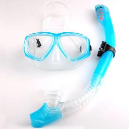 Conjunto de Máscara de Mergulho Miopia, Snorkel, Vidro Temperado, Seco Top Natação Googles, Lentes Míopes, Visão Curta - Image 4
