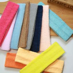 Toalhas de algodão puro yoga basquete esportes absorvente de suor bandana europeia e americana rosto washcotton bandana - Image 2