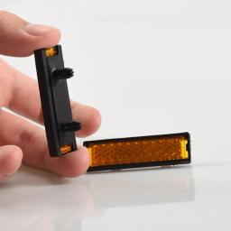 Bicicleta Pedal Refletor, Pressione na bicicleta, Ciclismo, Noite de Aviso, Luz Refletores, Impermeável, Impermeável, Decoração, 10pcs - Image 3