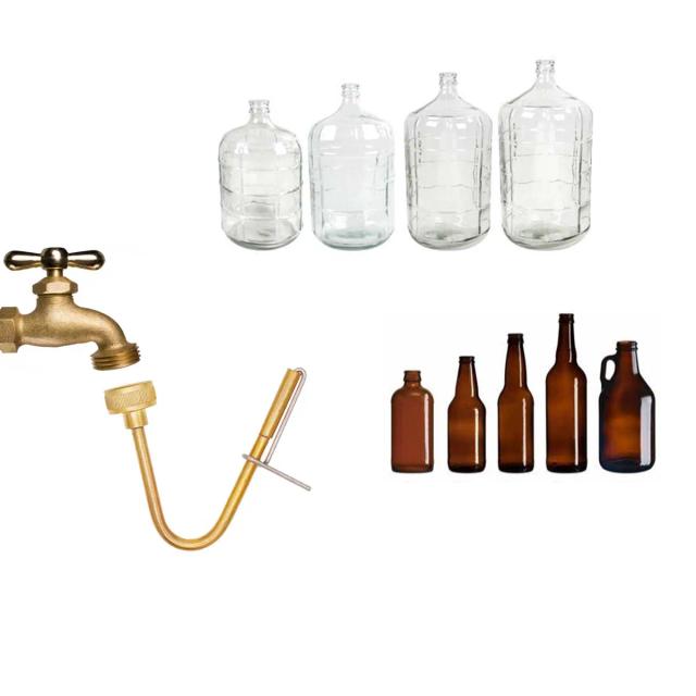 Garrafa Jato para Lavadora de Carboy - Sem Chumbo, Ideal para Homebrew e Limpeza de Vinho