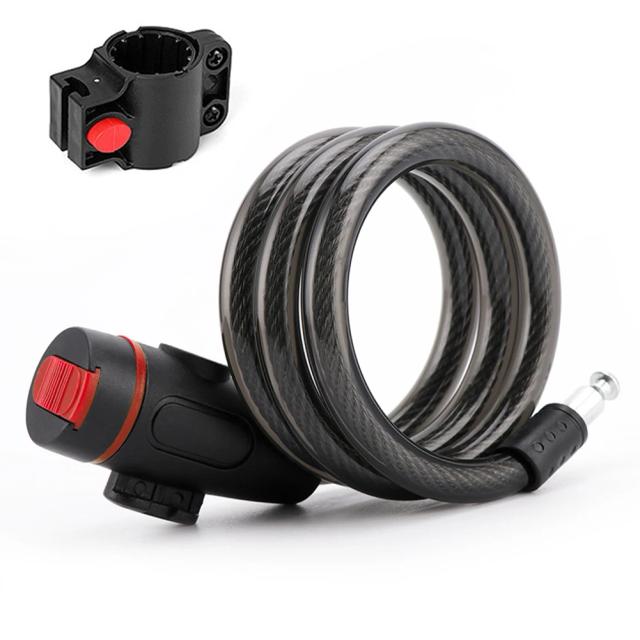 Cadeado de Bicicleta Universal com Suporte de Montagem para Alta Segurança em Mountain e Road Bikes