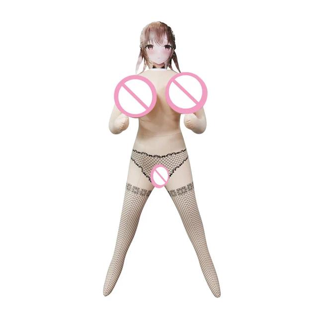Boneca Sexual Inflável para Homens Brinquedo Adulto Mama Oral Anal Vagina Completa