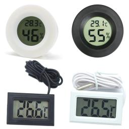 Alta precisão digital termômetro higrômetro medidor para répteis tartaruga terrário tanque de aquário acessórios temperatura umidade - Image 1