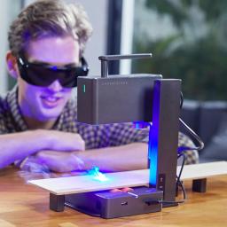Máquina de Gravação Laser Laserpecker, Mini Gravador Portátil para Carpintaria, Couro de Papel DIY, LP2, Bluetooth 5.0, 5W, 2K - Image 3