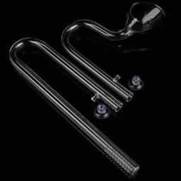 Tubo de vidro de aquário, tubo de entrada e saída de 12/16mm 16/22mm para tanque de peixes, tanque de água aquático, filtro, ventosa, conjunto de mangueira - Image 1