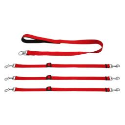 Multi-corrente com um ropethree maneira animais de estimação trela cão trela tripla ajustável para pequeno médio cães gatos suprimentos para animais de estimação trela - Image 3