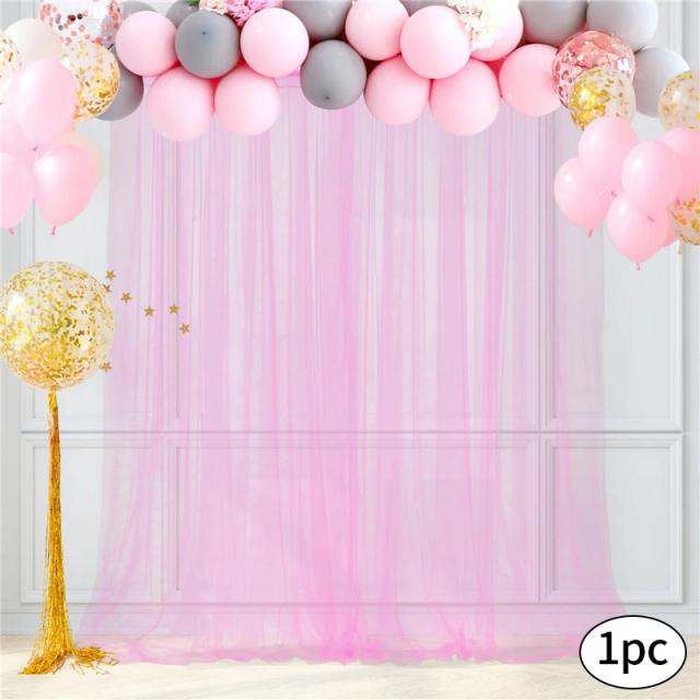 Cortina de Tule Branco para Decoração de Casamentos, Eventos e Atividades ao Ar Livre
