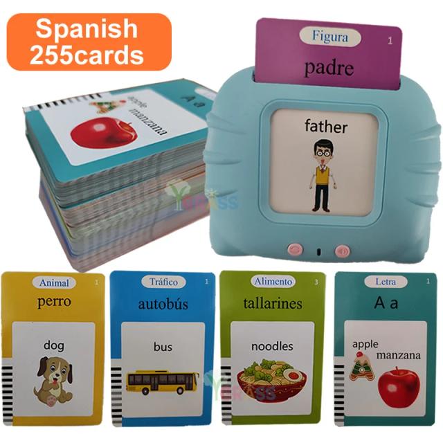 Brinquedo Educacional Cartões Flash Falantes 100 peças
