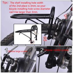 Mountain road bike rack dianteiro ciclismo suporte prateleira bagagem para transportadora panniers suporte - Image 4