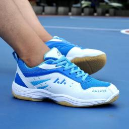 Tênis de cercas respiráveis antiderrapantes para homens e mulheres, sapatos de treinamento profissional, sapatos de competição, tamanho grande 36-45 - Image 3