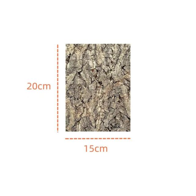Casca de Madeira Natural para Decoração de Aquários com Suporte para Plantas e Acessórios Decorativos