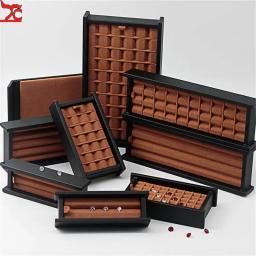 Atacado jóias gem caixa de exibição caso solto diamante ferramenta de armazenamento moeda jar mostrar bandeja gem pote pedra preciosa organizador titular recipiente - Image 5