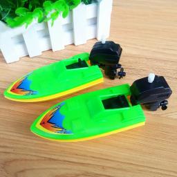 Lancha de Plástico Infantil, Velocidade de Vento, Barco Mecânico, Brinquedo de Banho, Navio de Corrida, Verão, Esportes Aquáticos, Flutuante, Brinquedos Infantis - Image 2