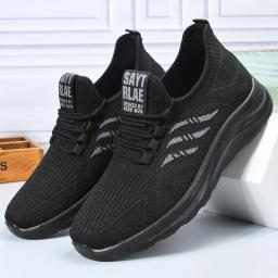 Homens tênis de corrida rendas até sapatos esportivos leves e confortáveis respirável tênis caminhada tenis masculino zapatillas hombre - Image 5