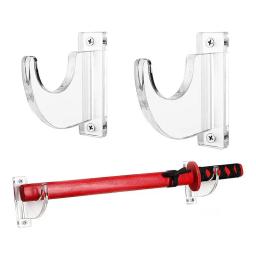 Acrílico Lightsaber Wall Mount, espada titular, espadas transparentes, rack para armas de brinquedo - Image 1