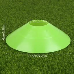 Futebol Treinamento Logo Disc, Obstáculo Sign Cone Disc, Multi Esporte Treinamento Stand Holder Plástico, Futebol Ball Game Disc, 5Pcs - Image 2