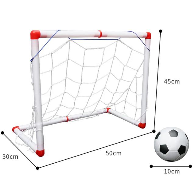 Portátil Mini Gol de Futebol para Crianças com Bomba de Bola - Brinquedo Esportivo Divertido