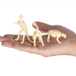 Novo 12pcs Dinossauro Brinquedos Fóssil Esqueleto Simulação Modelo Set Mini Action Figure Educacional Criativo Coleção Brinquedo Para Crianças - Image 3