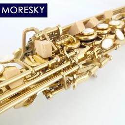 MORESKY-Saxofone soprano, Bb Sax com caixas duras, SS-101 - Image 3