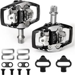 BUCKLOS-Liga de alumínio Clipless Pedais para MTB, Auto-bloqueio Mountain Bike Pedal para Shimano, SPD sistema, M8020, M9120 - Image 3