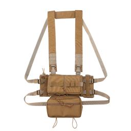 Homens Multicam caça MK3 tático peito Rig arnês, Modular leve Airsoft Militar Vest, 5.56 Mag bolsa, Panball engrenagem - Image 4