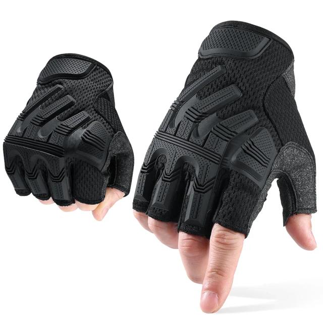 Luvas Táticas Sem Dedos para Airsoft, Paintball, Tiro e Atividades ao Ar Livre