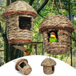 Bird House Ninho De Pássaro Respirável Criativo Fora Do Papagaio Pássaro Casa Pendurada Fora Suprimentos - Image 1