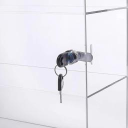 Caso de exposição acrílica com fechadura, Multipurpose Clear Showcase para Pequenas Pedras Lojas de Varejo, Relógios Action Figures Coleções - Image 5