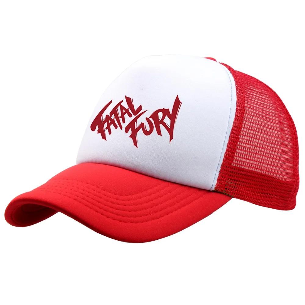 Anime Jogo Cosplay Chapéu Caminhão Motorista Terry Bogard Boxe Algodão Baseball Hat Boxer Fatal Fury Carta Bordado Bonés - Image 1