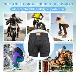 BenKen-Camisas Esportivas Anti-Colisão, EVA Pad, Equipamento de Proteção para Esportes ao Ar Livre, Calças, Guarda Quadril, Proteção de Ciclismo - Image 5