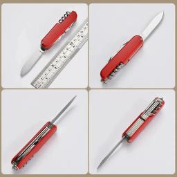 Outdoor Multitool Folding Knife, tesoura portátil, abridor de garrafas, dobra militar, canivete, Camping Tool, Camp - Image 4