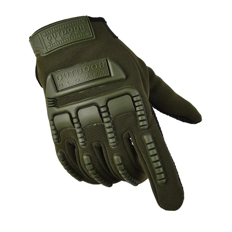 Luvas anti-derrapantes para homens, luvas de dedo cheio, esportes ao ar livre, ciclismo, escalada, paintball, caça, equitação, esqui - Image 1