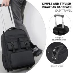 Mochila de Computador com Airbag Mochila Expansível de Compressão a Vácuo Mochila de Grande Capacidade Mochila de Negócios Bolsa a Vácuo - Image 4