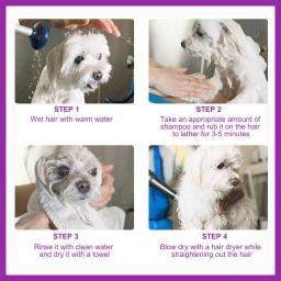 Pet Shampoo Dog Shower Gel, Retenção de Fragrância de Longa Duração, Removendo Ácaros, Sujeira, Amaciamento do Cabelo, Pet Fornecedor, 237ml - Image 5