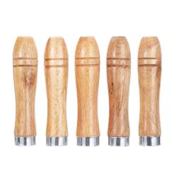 Conjunto de alça de arquivo de madeira, colar de metal forte, 5 peças para ferramenta de artesanato de arquivo, substituição portátil, venda quente, novo - Image 6