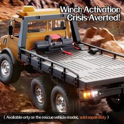 C8823 6wd rc carro 1/18 veículo de controle remoto off-road 2.4g alta velocidade escalada transporte resgate rastreador modelo brinquedos para crianças - Image 6