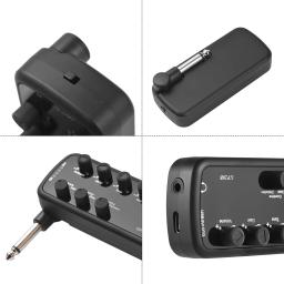 Mini Amplificador de Auscultadores Portátil, Amplificador de Guitarra e Baixo, Plug and Play, 3 Altifalantes Embutidos, Gravação Interna OTG - Image 2
