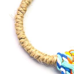 Pet Bird Poleiro Papagaio Anel, Sisal Peck Toy, Casa Pendurado Ornamento, Pingente De Jardim Ao Ar Livre, Corda De Algodão, Swing Acessórios De Decoração - Image 4