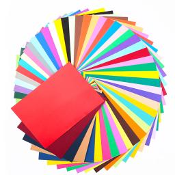 Papel Cardstock Texturizado Dupla Face, Textura Fraca, Papel Colorido Impresso, Papel Grosso Premium, Cores Sortidas, 4K, 200gsm - Image 1