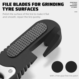 WEST BIKING-Portátil Bicicleta Tire Lever Multitool, MTB Road Bike Repair Tools, Ciclismo Ratchet Wrench, Hex Bike Kits de Manutenção - Image 4