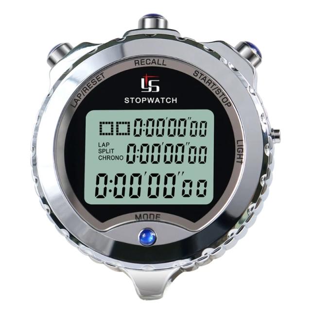 Cronômetro Digital G99D para Esportes com Função de Memória Dividida e Temporizador para Árbitros