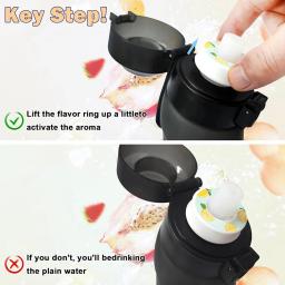 Anéis de Sabor para Esportes Garrafa De Água, Tritan Cup, Sabor Pods, Apto Para A Saúde, Bebida Mais, Exercício De Fitness, 1Pc - Image 4