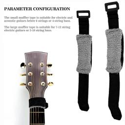 Professional Ajustável Guitar Mute Harness, 1Pc Elimina Ruído de Cordas e Reset, Adequado para Guitarra e Baixo - Image 5
