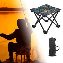Fezes ao ar livre dobrável com saco de transporte, cadeira reutilizável, apoio para os pés para Festival, caminhadas, pesca, piquenique, viajando - Image 2