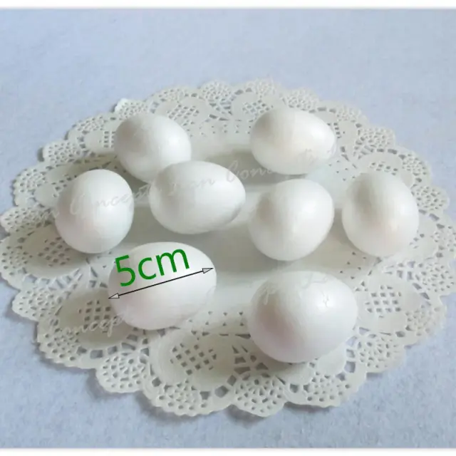 Espuma Oval em Isopor para DIY de Ovos de Páscoa - 100 Peças em Lote com Frete Grátis
