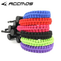 Ajustável trançado Parachute Cord Bow, arco com arco, Wrist Sling, Composto Bow Handle, Caça Acessórios, 19 Colou - Image 2