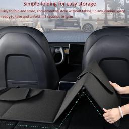 Extensor de assento traseiro de carro, cama de viagem, colchão de acampamento, armazenamento dobrável, placa de extensão de porta-malas conveniente - Image 3
