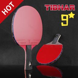 Tibhar raquete de tênis de mesa 9 estrelas 6 7 8 espinhas de borracha pegajosas em raquetes de ping pong lâmina de alta qualidade original tibhar raquete bat - Image 1