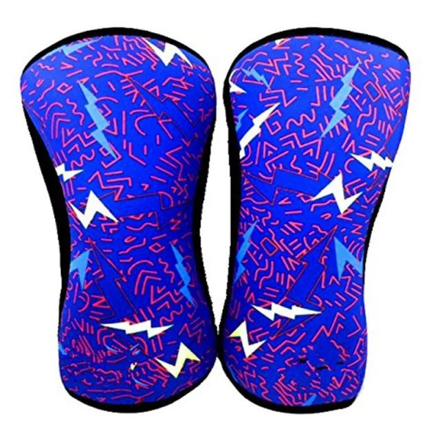 Joelheiras de Neoprene para Musculação e Crossfit com Compressão de 7mm para Halterofilismo e Treinamento em Ginásio